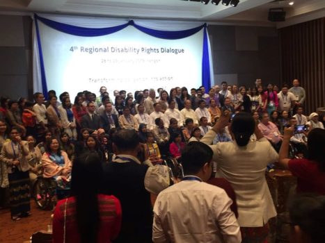The 4th Regional Disability Rights Dialogue, Yangon Myanmar