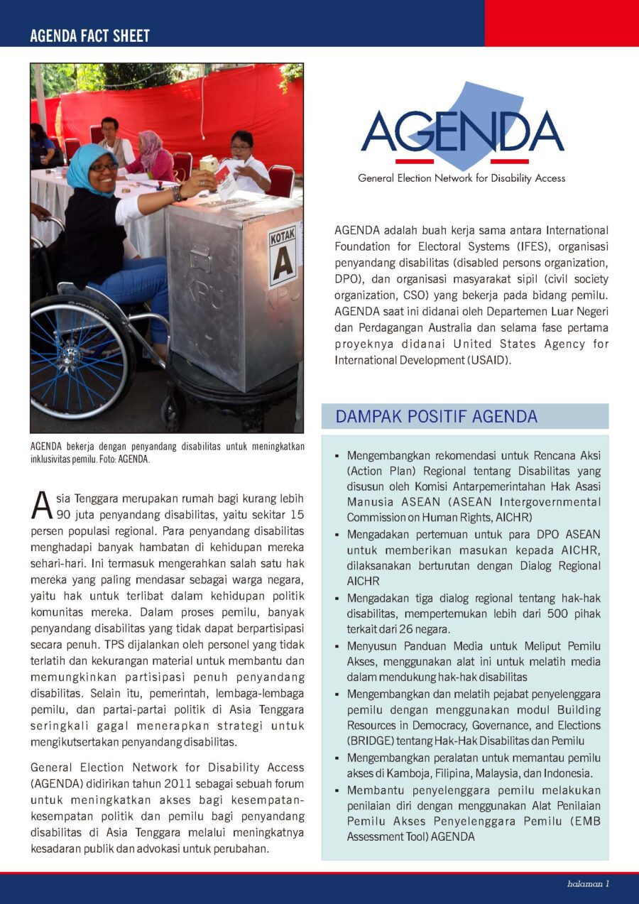 AGENDA Factsheet (Bahasa)