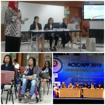 AGENDA at ASEAN Civil Society ConferenceASEAN People Forum 2019