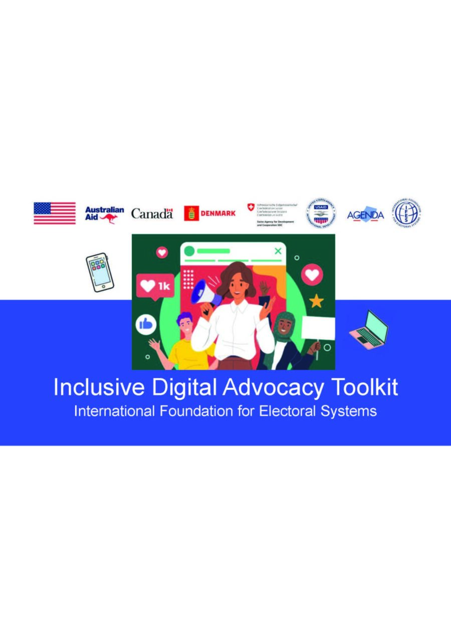 Inclusive Digital Advocacy Toolkit International Foundation for Electoral Systems